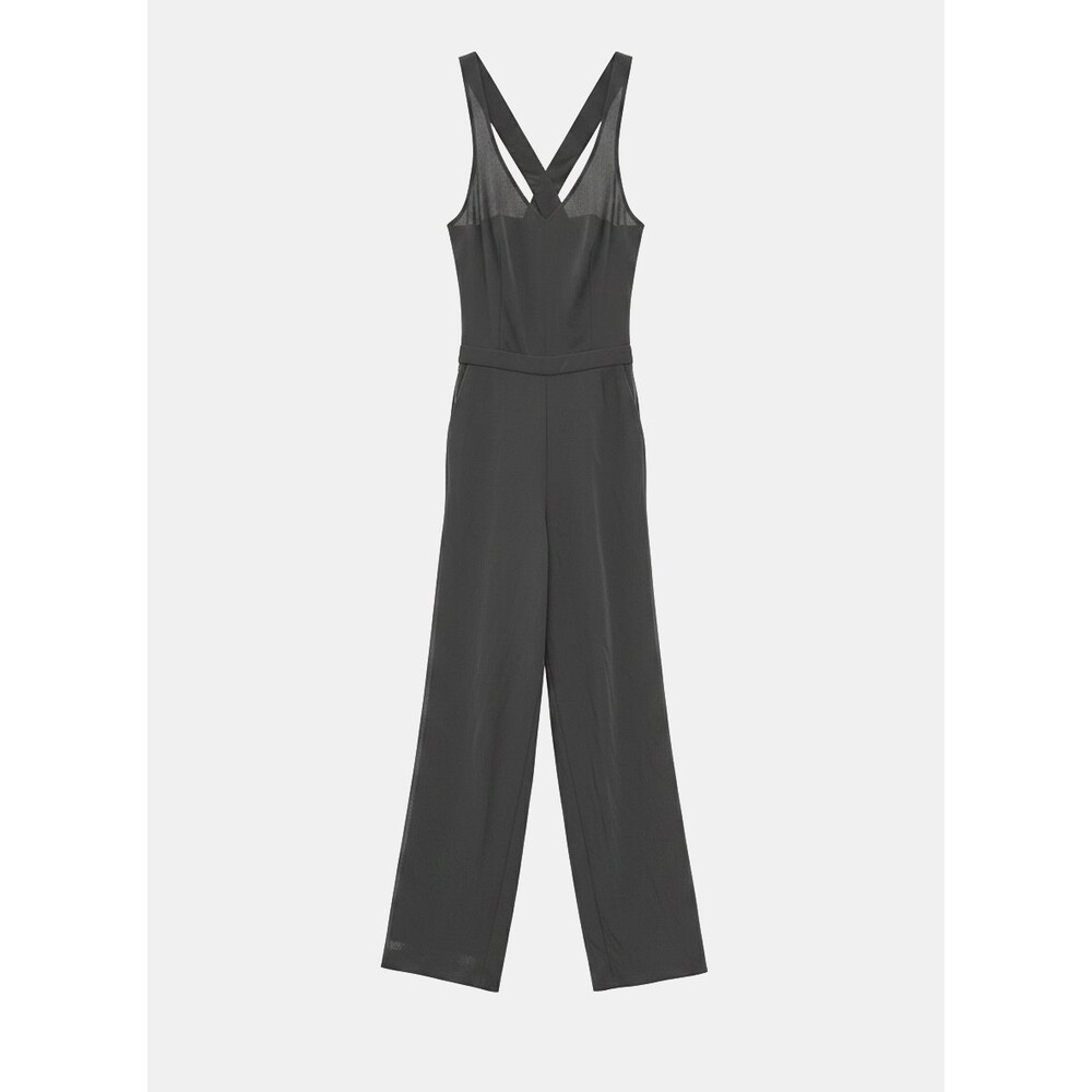 LIU JO Womens Black Jumpsuit Size 40 NWT
